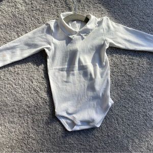 Bonpoint Embroidered Lemur Onesie